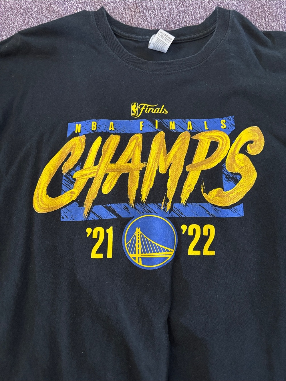 '21-'22 NBA Finals Champs Black T-Shirt